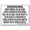 Signmission 14 in Height, Aluminum, 14" x 10", WS-A-1014-Virginia WS-A-1014-Virginia - alternate 1